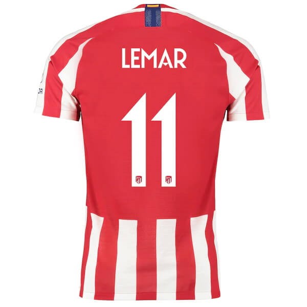 Thailande Maillot Football Atlético Madrid NO.11 Lemar Domicile 2019-20 Rouge